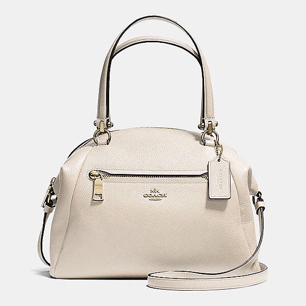 2016 New Designer Coach Prairie Satchel In Pebble Leather - Click Image to Close